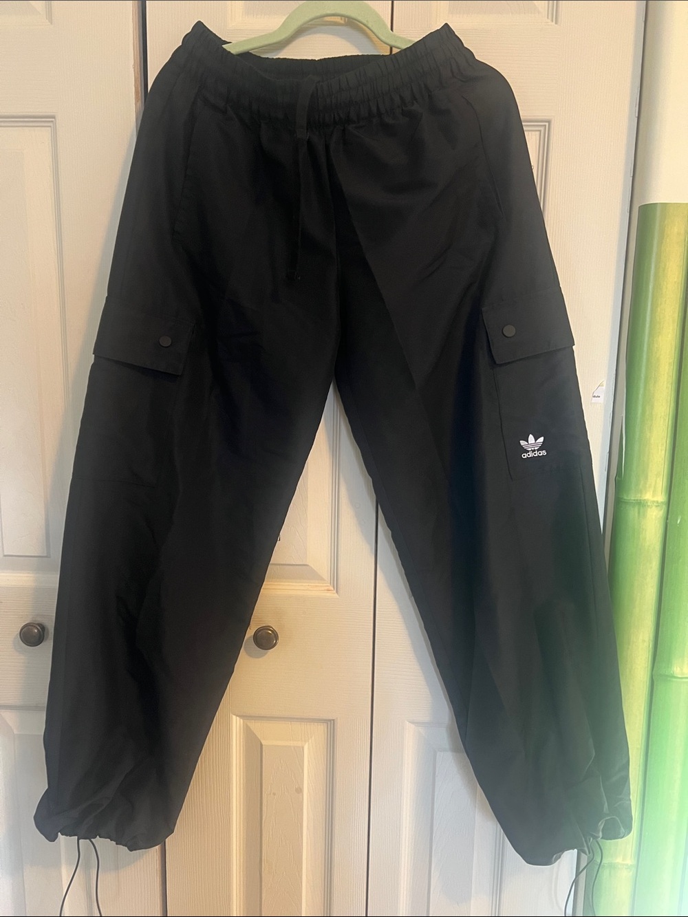 Adidas Women's Black Cargo Track Pants